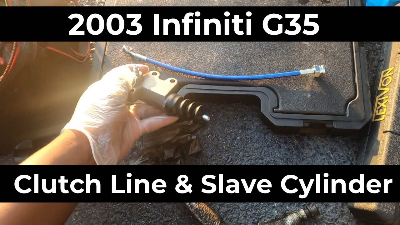 Замена гидропривода сцепления и рабочего цилиндра Infiniti G35 2003-2007 гг.