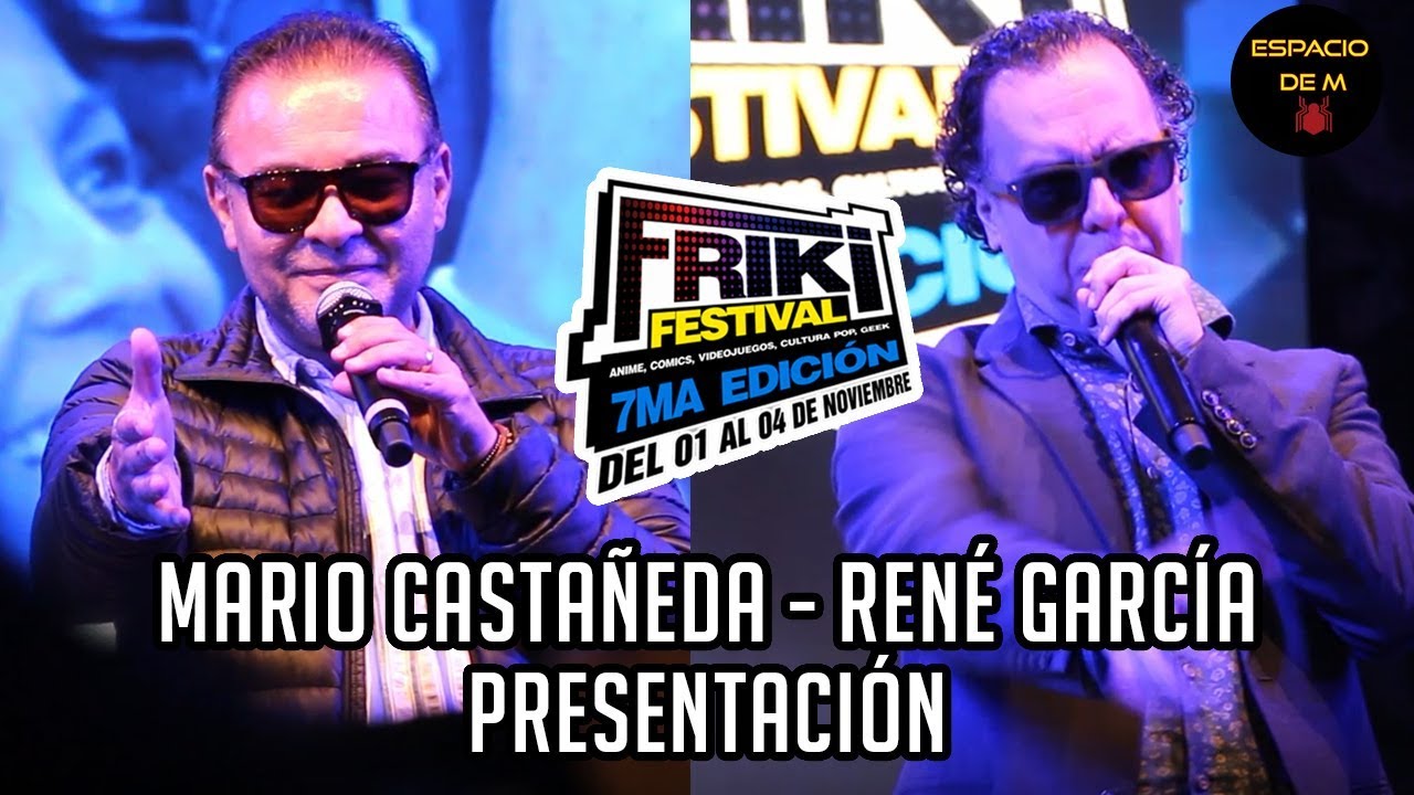 Mario Castañeda y René García - Presentación en el Friki Festival 2018