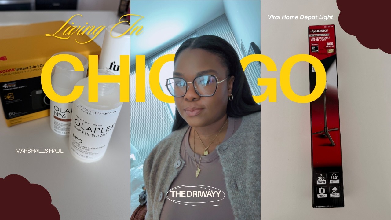Living in Chicago l Makeover plans l Marshalls Haul l Viral Home Depot Light