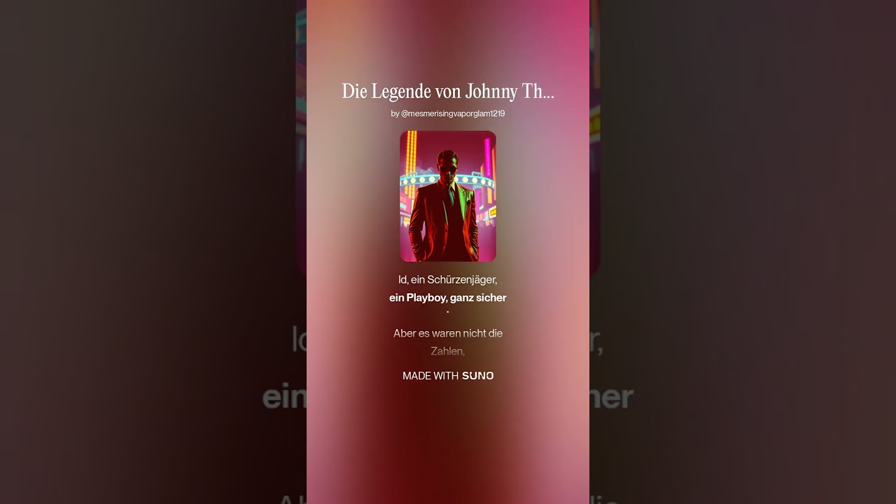 Die Legende von Johnny Thunderbolt - German translation