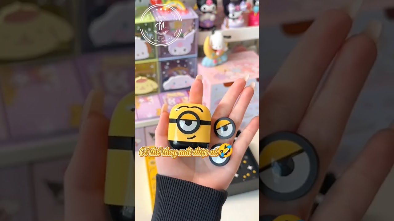 Tai nghe Minions, tai nghe dễ thương #minions #tainghebluetooth #viral #unboxing #fyb #meo_order