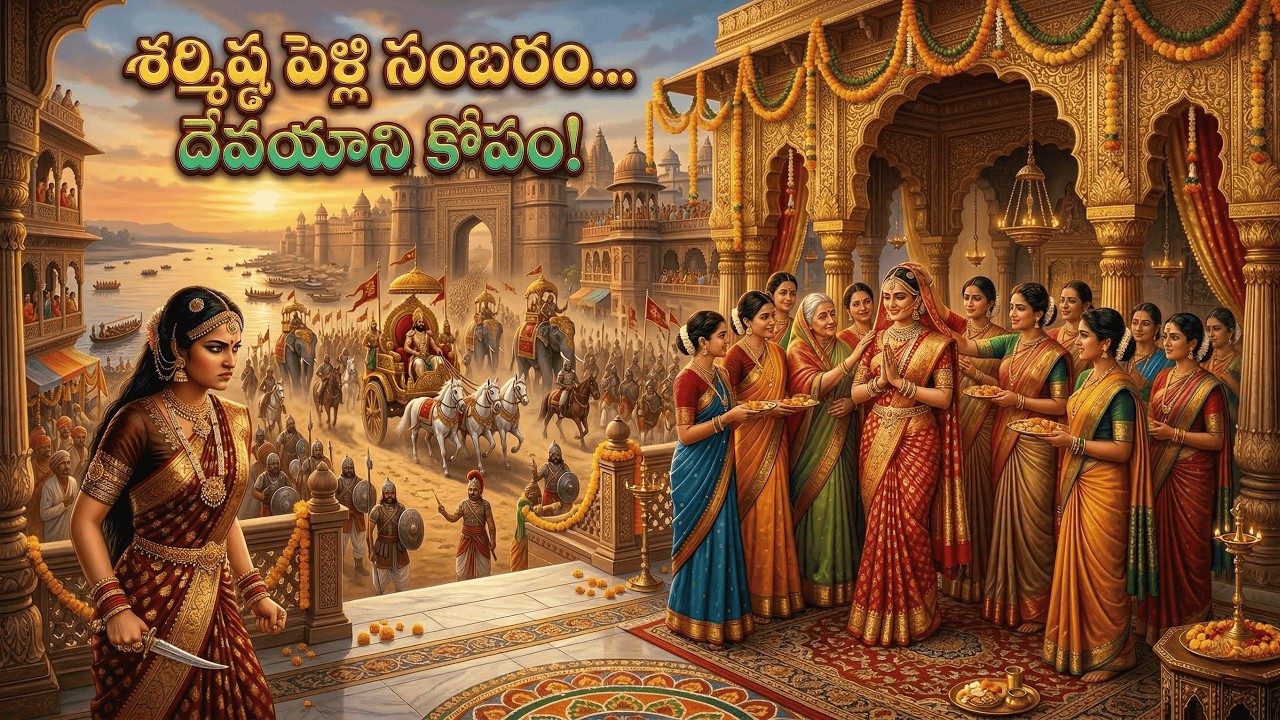 శర్మిష్ఠ వివాహ వార్తతో దానవరాజ్యం సంబరం | దేవయాని ఈర్ష్యతో మండిపోతోంది | కచ దేవయాని Ep 46