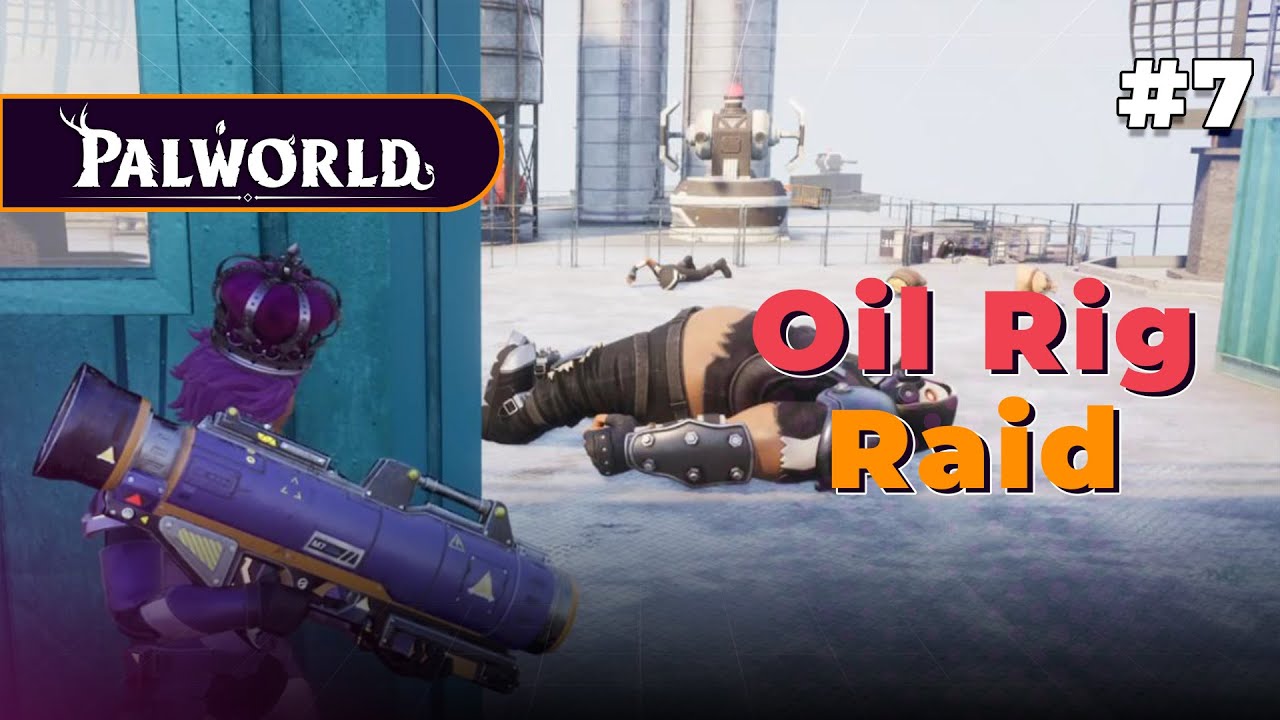 Oil Rig Raid in Palworld | #Palworld #walkthrough #gameplay #sakurajima #pokemon #oilrig #oil raid