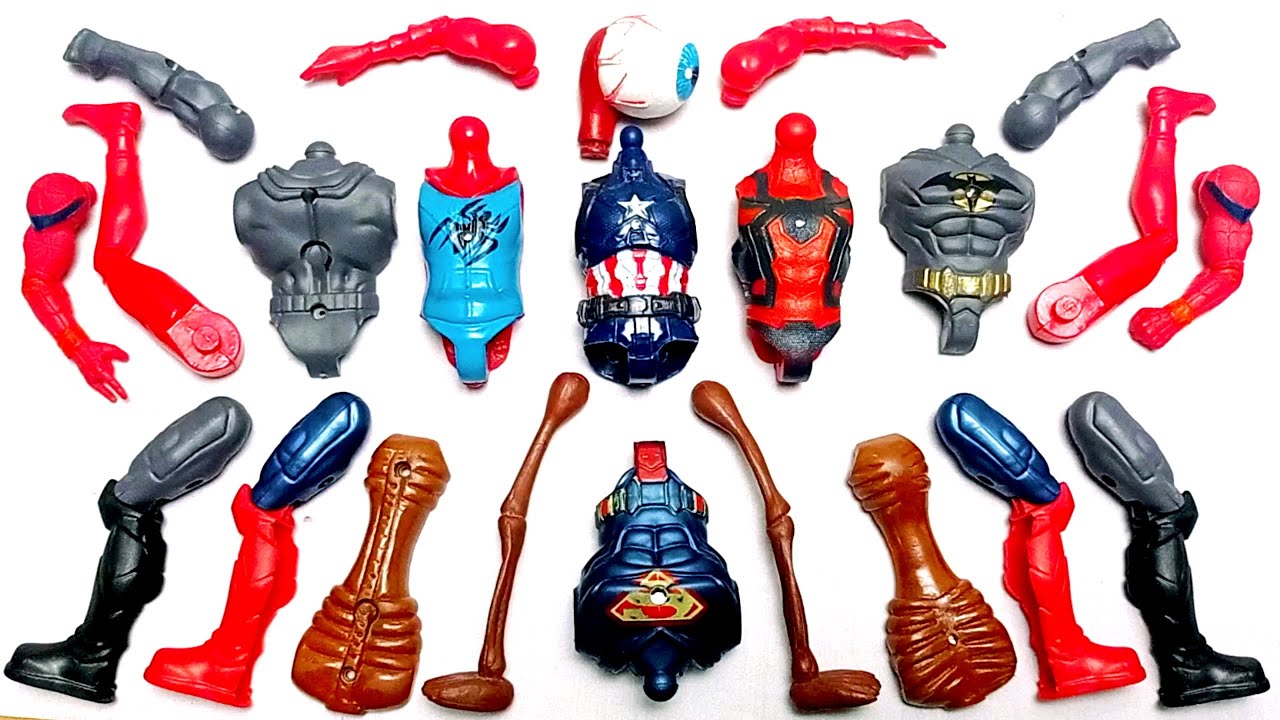 AVENGERS TOYS MARVEL'S SPIDER-MAN SIREN HEAD CAPTAIN AMERICA BATMAN SUPERMAN SUPERHEROES TOYS