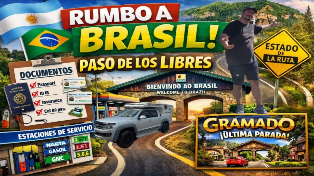 🇧🇷 BRASIL EN AUTO 2026 : Documentaci&oacute;n y estado de ruta ( BR-290 ) 🚗