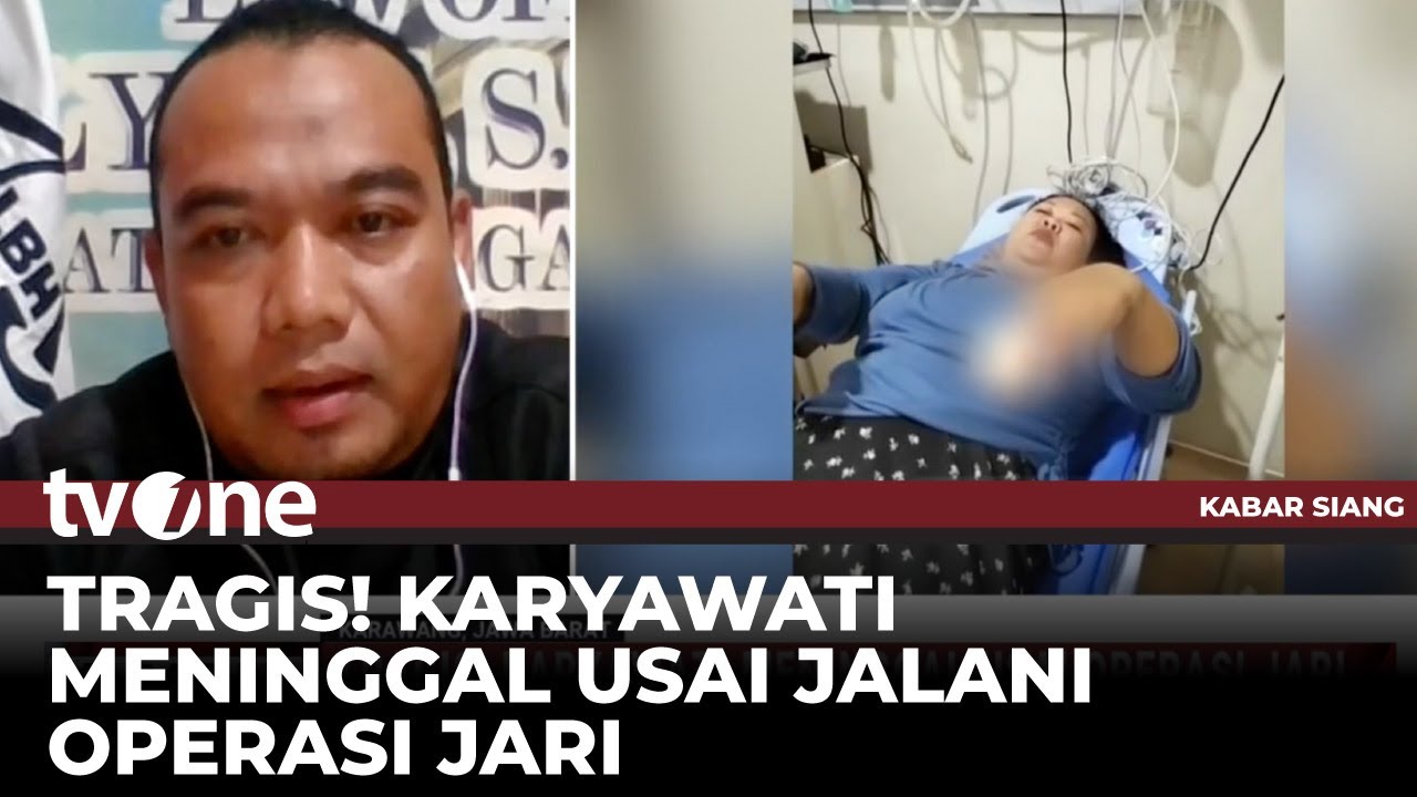 Meninggal Usai Operasi Jari, Pengacara Korban Mempertanyakan Prosedur RS | Kabar Siang tvOne