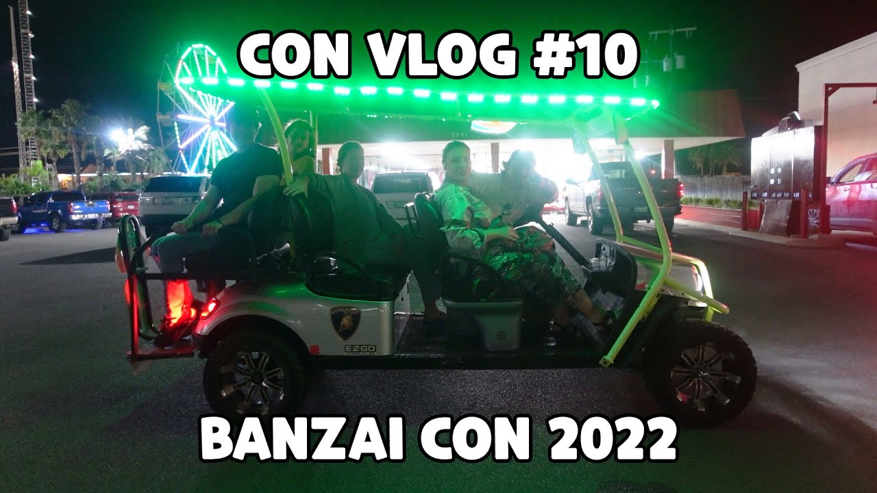 Конференция VLOG #10 — BanzaiKon: Южный остров Падре, Техас, 2022