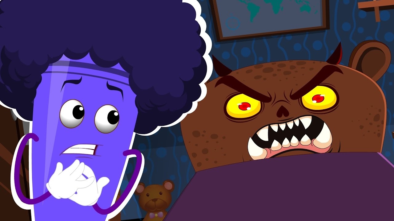 Crayons club | mummy who's under the bed ? | scary songs for kids