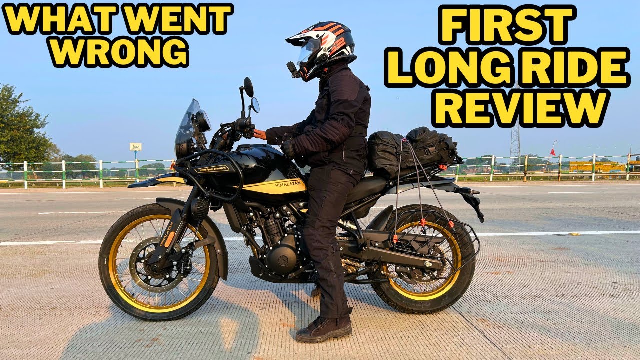 WHAT WENT WRONG IN THE FIRST LONG RIDE ON HIMALAYAN 450 | MILEAGE TEST ALSO DONE |