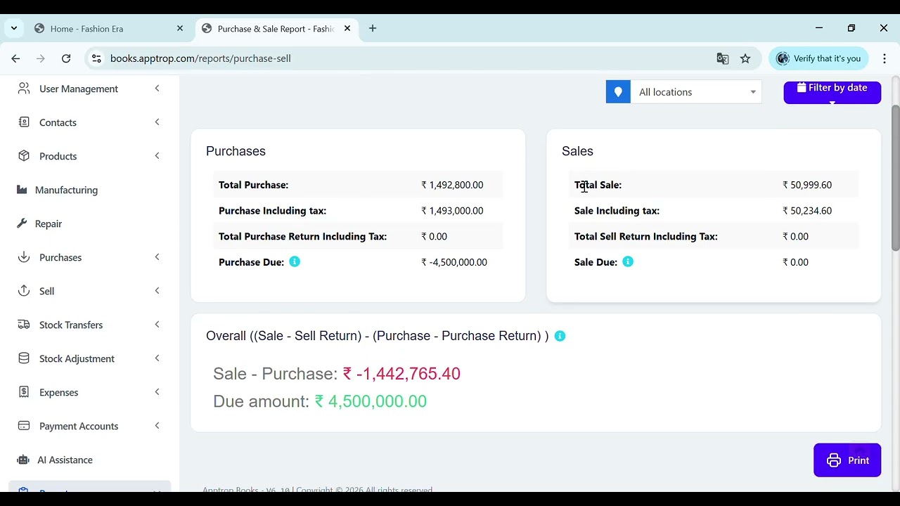 Reports in Apptrop Books | Sales, Purchase, GST, Stock & Ledger Reports Explained