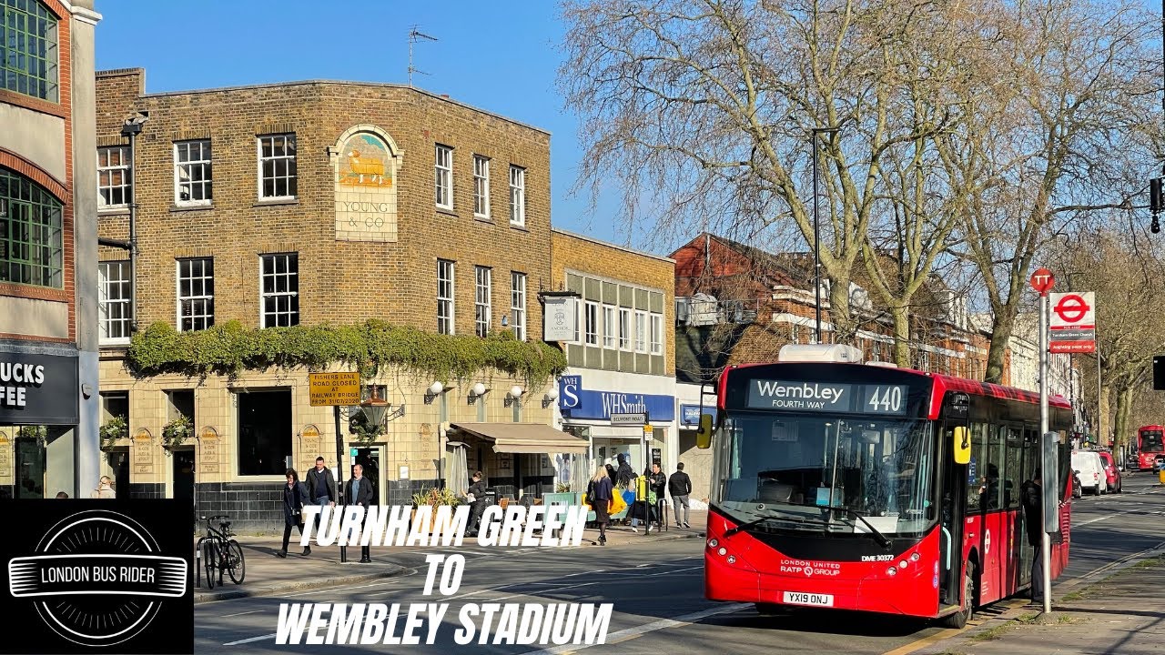 LONDON 4K Sunny 🌞 Single 🚌 ride to Wembley Stadium