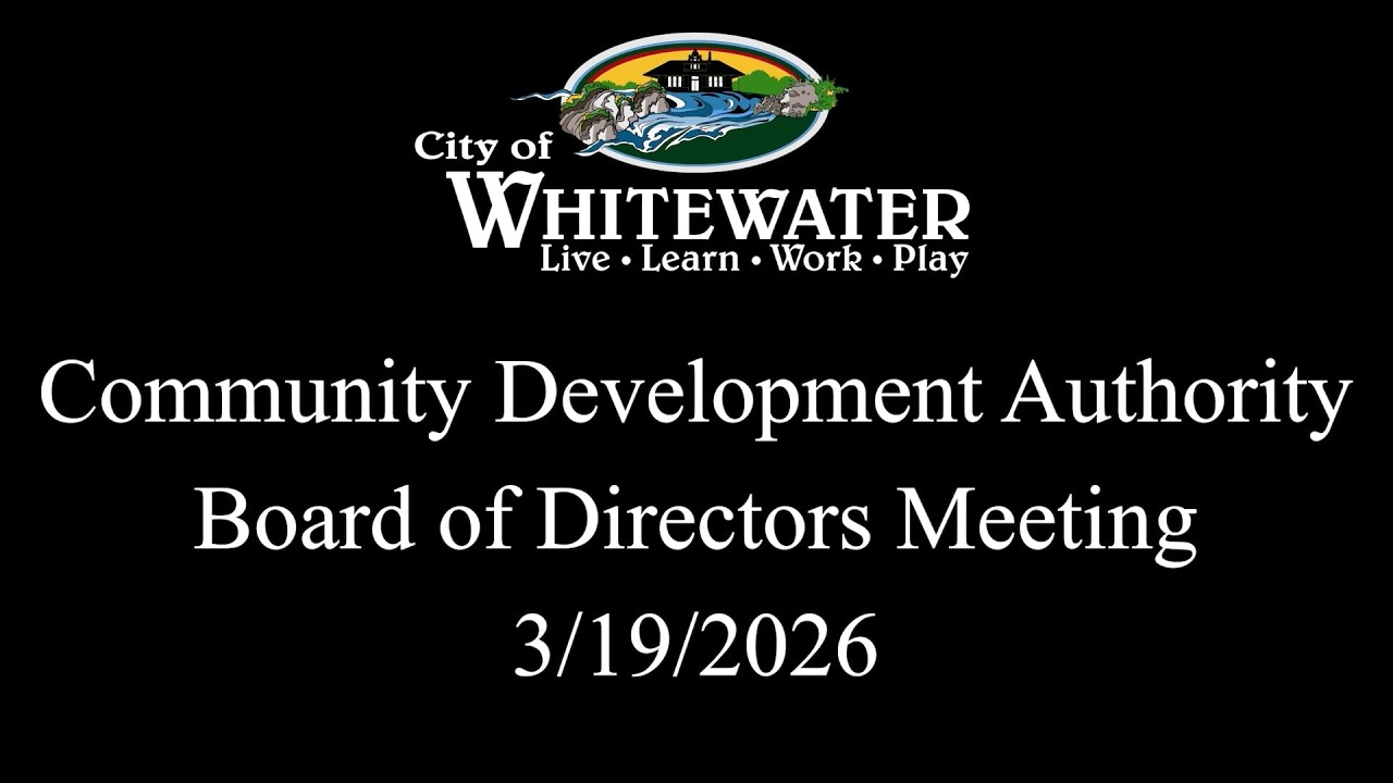 CDA Meeting 3/19/2026