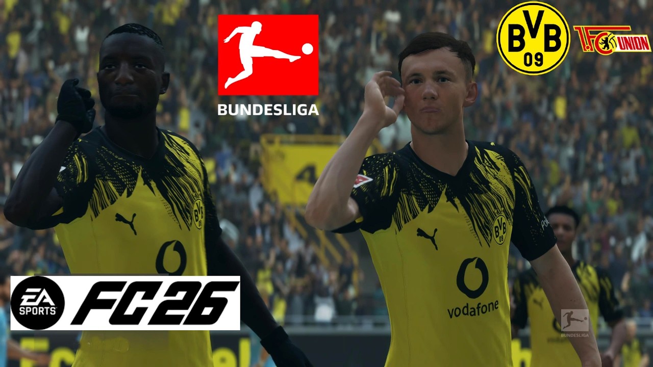FC 26 - BORUSSIA DORTMUND VS UNION BERLIN - BUNDESLIGA 2026 - AUTHENTIC GAMEPLAY- SIGNAL IDUNA PARK