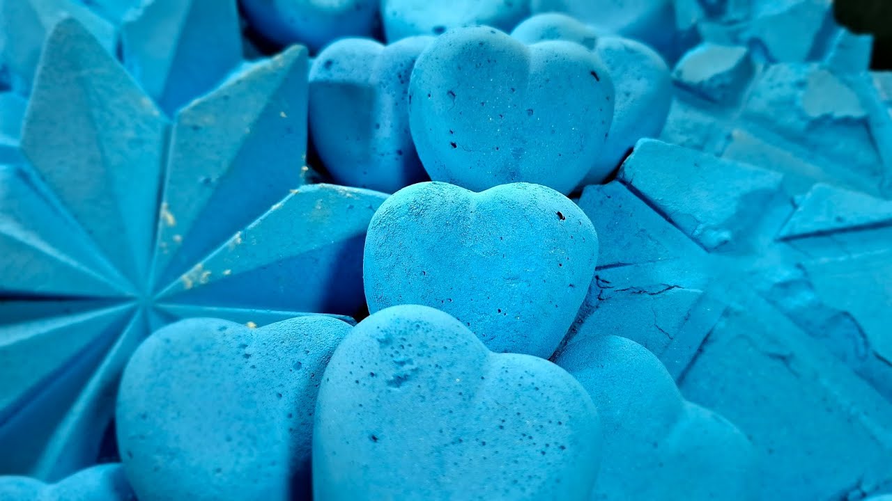 Super Powdery Blue 💙💙~ Gymchalk reform blue stars and hearts & more