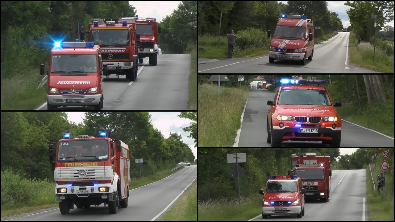 [F Wald 2] Waldbrandübung LK Darmstadt-Dieburg 2015 in Münster