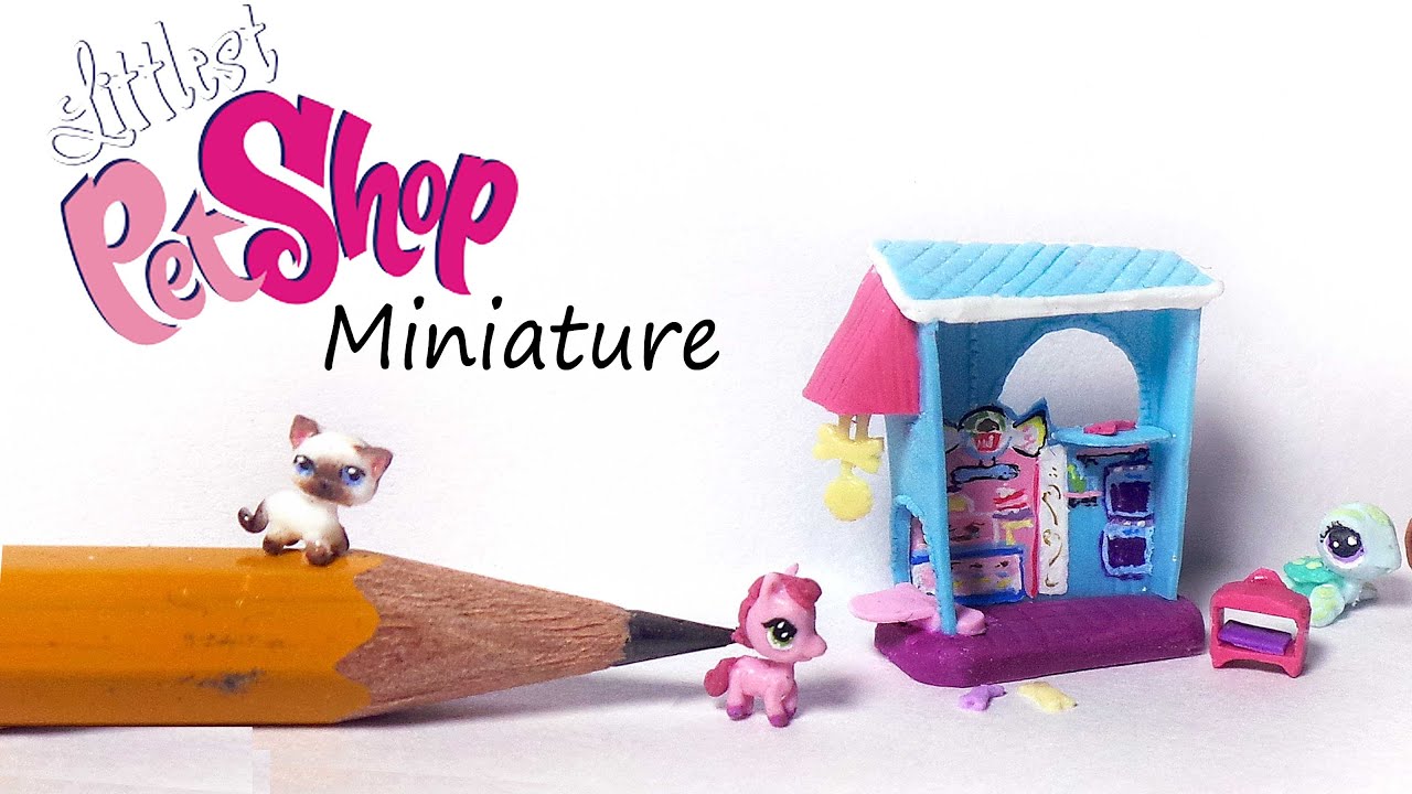 Miniature Littlest Pet Shop Inspired Polymer Clay Tutorial - Pet&Bakery Playset