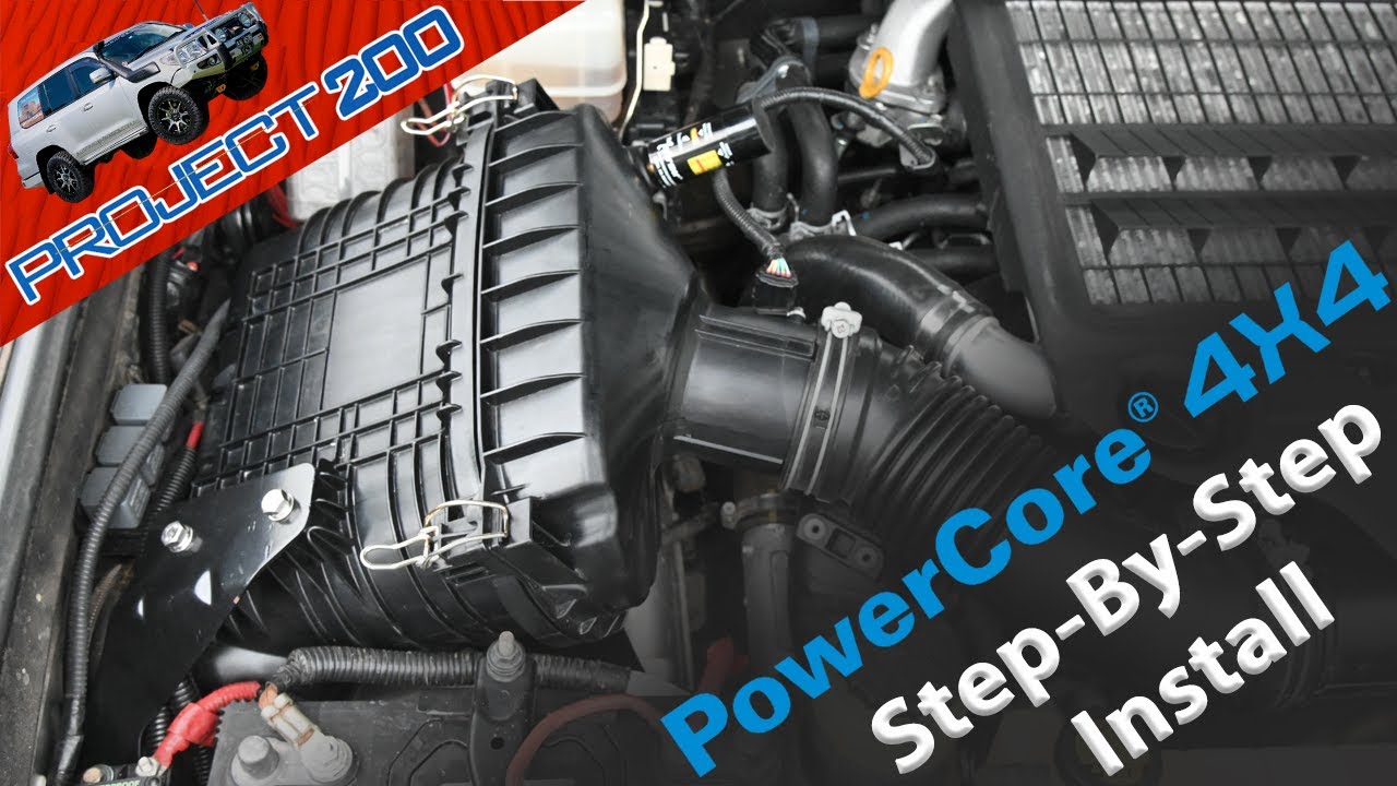 Donaldson PowerCore 4x4 XLC200K LandCruiser 200 air filter - Install & review in Project 200