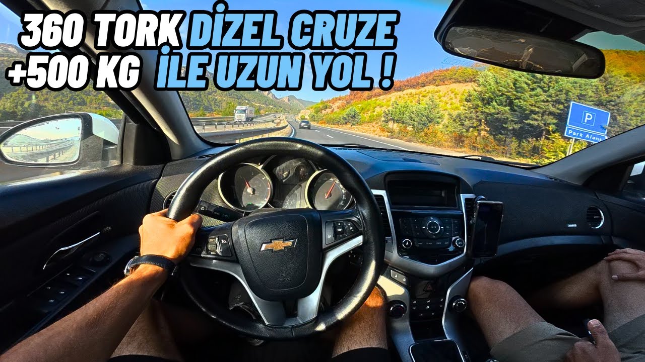 FULL BAGAJ UZUN YOL | ARABA 2 TON OLDU ! 2.0 DİZEL CHEVROLET CRUZE !