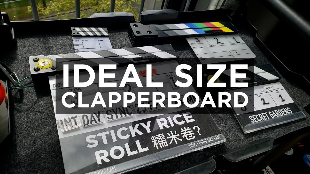 Ideal size Clapperboard?