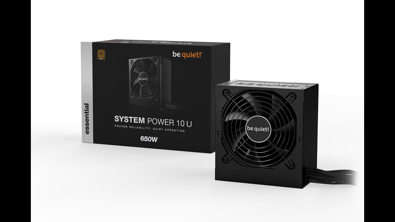 be quiet! SYSTEM POWER 10 650W unboxing #03