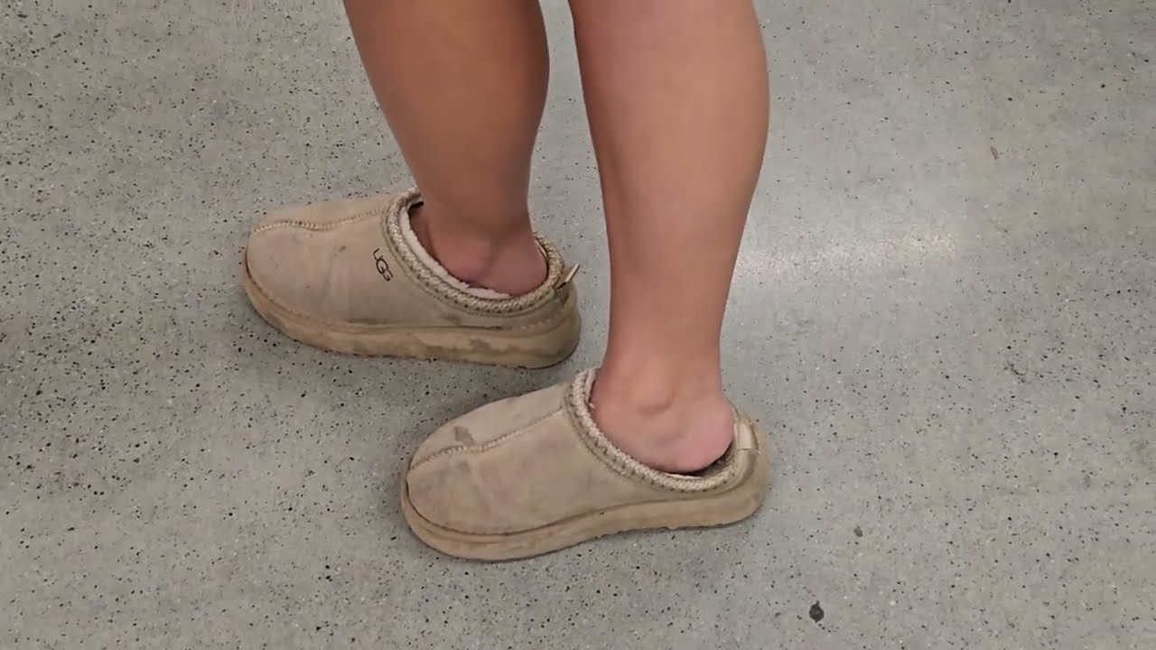 For sale: Worn Ugg slippers, size 6