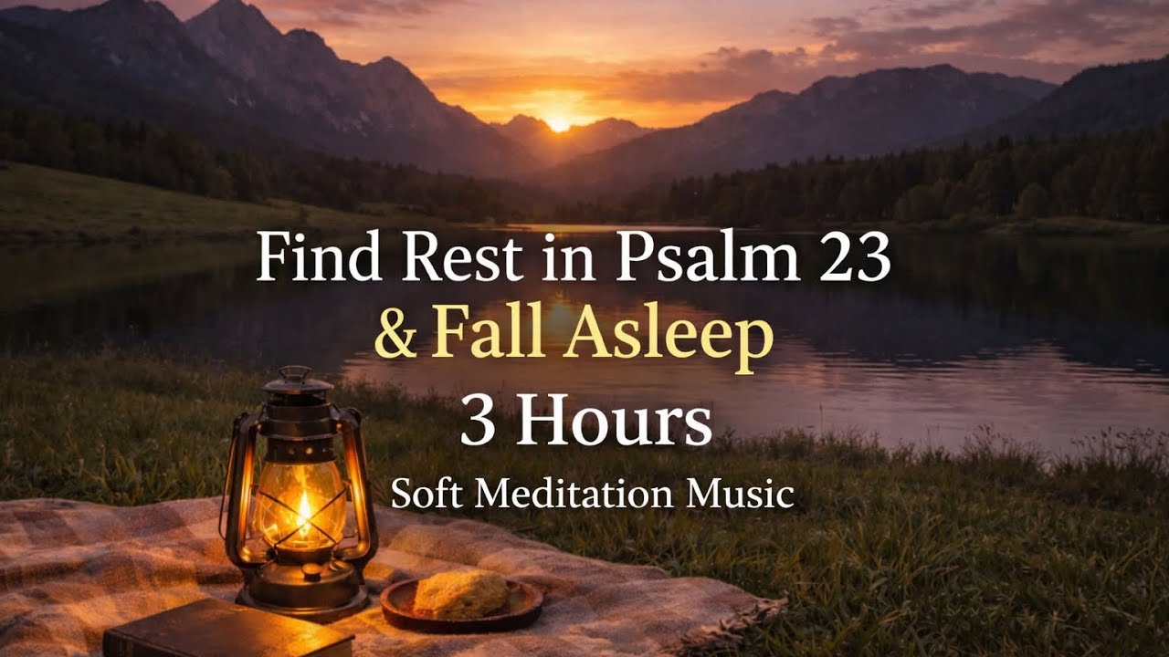 Psalm 23 Sleep Meditation | Find Rest & Fall Asleep in God’s Peace (3 Hours)