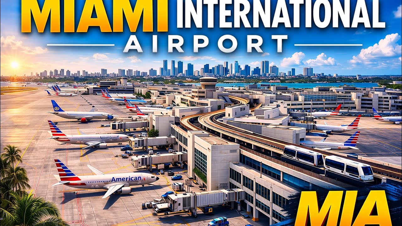 MIAMI AIRPORT FULL WALK