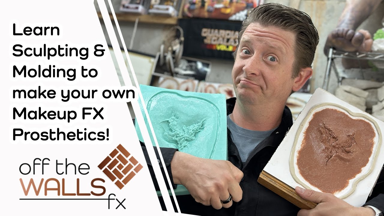 Sculpting and molding for a silicone prosthetic