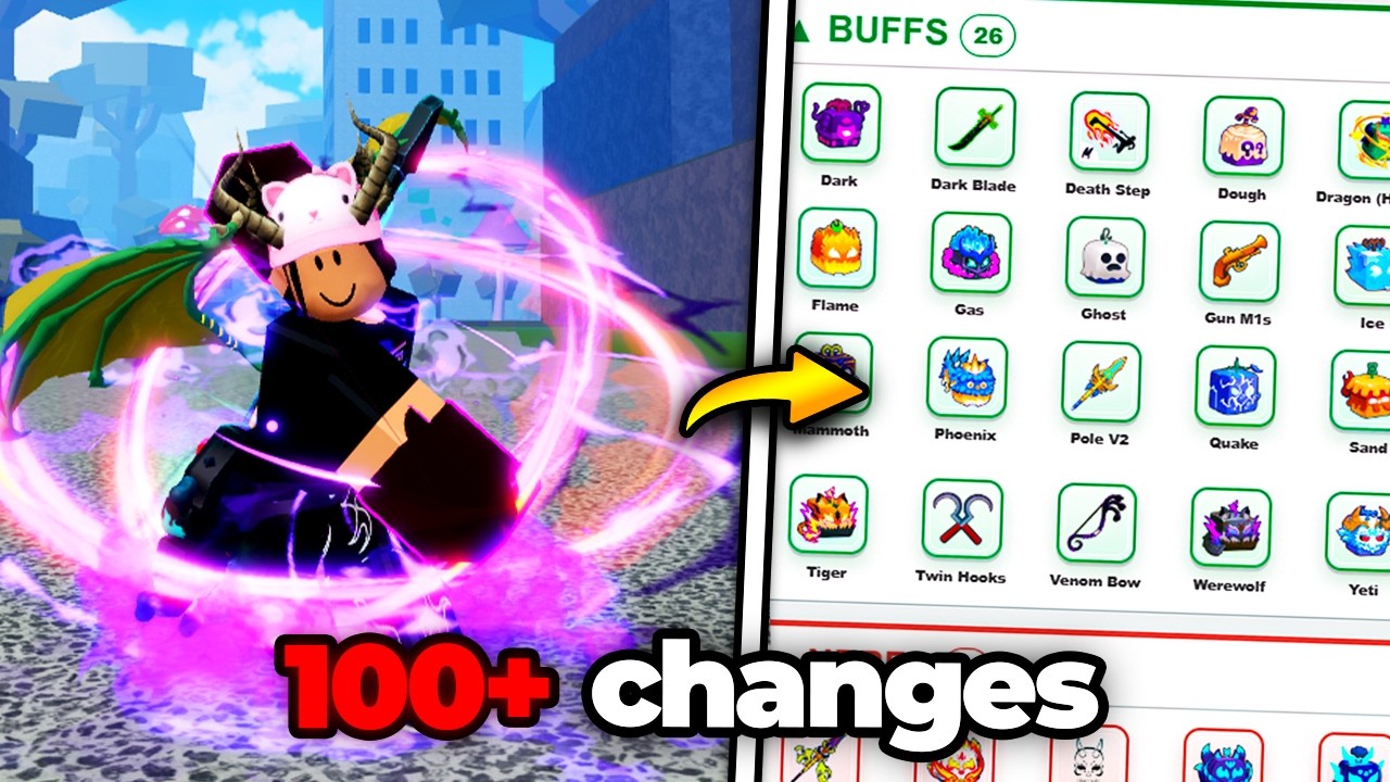 I Tested Every BUFF & NERF in Blox Fruits New Update!
