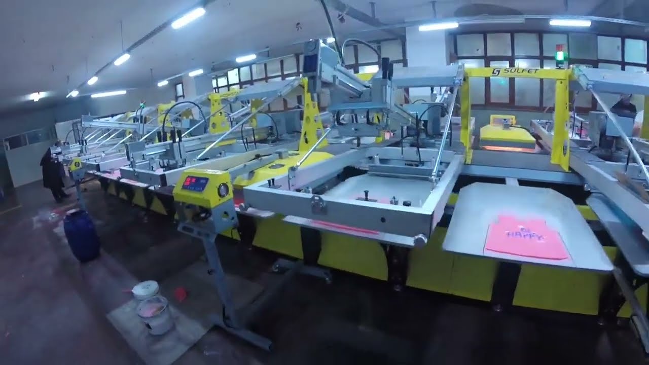 Máy In Lụa tự động Oval - SULFET Screen Printing Machine - MoonStar Hexa / Penta