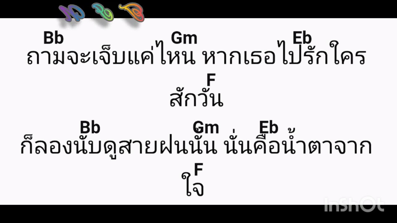 คอร์ดเพลง  นึกเสียว่าสงสาร  อ้อยกระท้อน