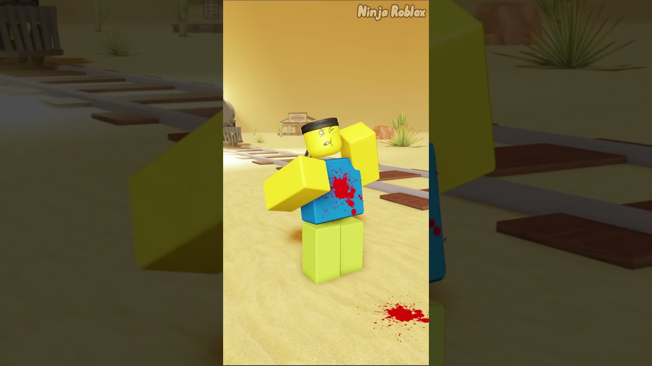 When they let the noob get shot ☠️ PT9 - Roblox Dead Rails #robloxanimation