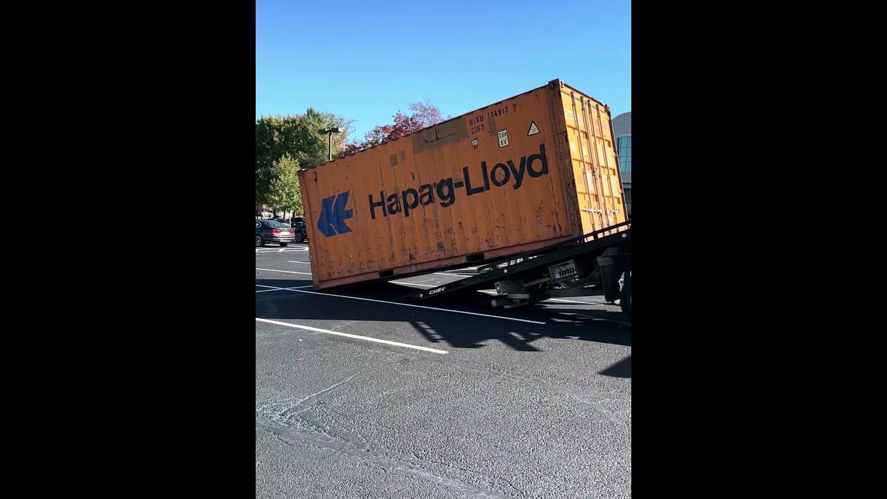 20ft Shipping Container Delivery From Eveon Containers in 2 Minutes....