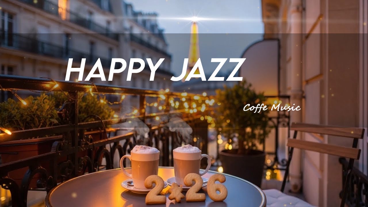 Happy Jazz Music 🌿 Gentle Bossa Nova Coffee Ambience for Peaceful Focus and Happy Mood