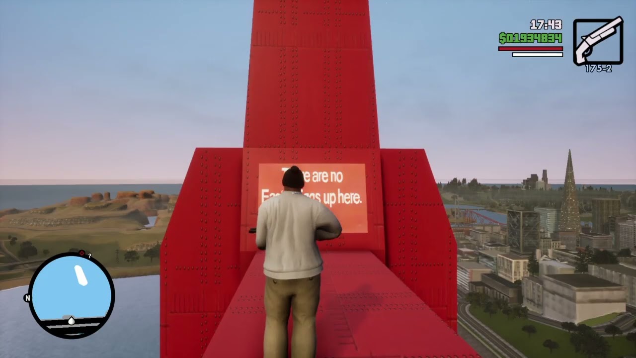 CJ Finds an Easter Egg in san Fierro and then dies in a stupid way