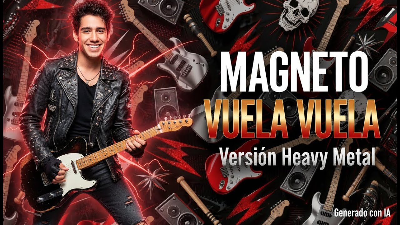 Magneto – Vuela Vuela | Cover IA Heavy Metal noventero energético