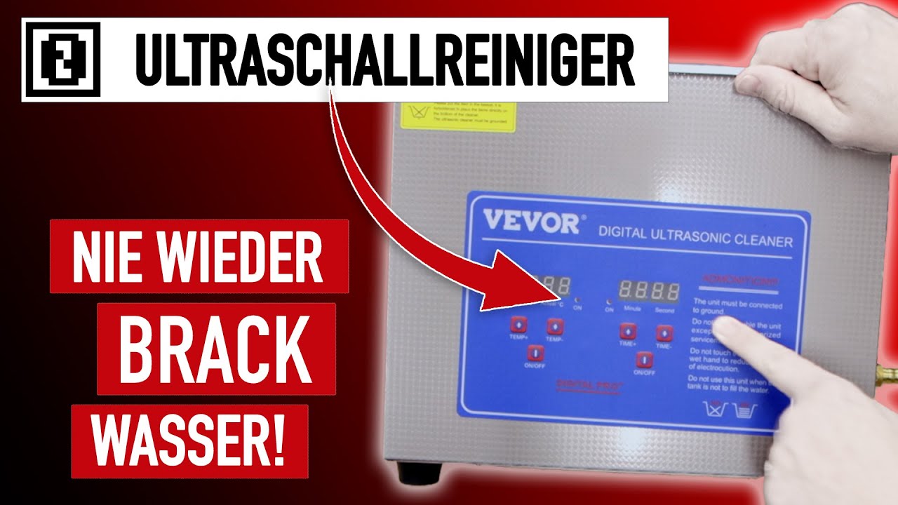Ultraschall Reiniger • Funktionsweise und MEGA TIPP • nie wieder mühselig reinigen