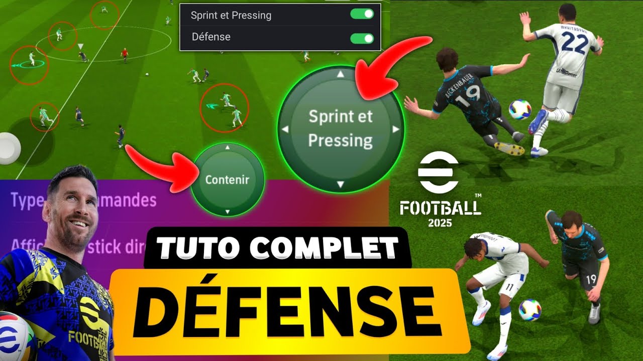 Comment BIEN DÉFENDRE sur eFootball 2025 mobile | Bien jouer à eFootball 2025 mobile (Astuces)