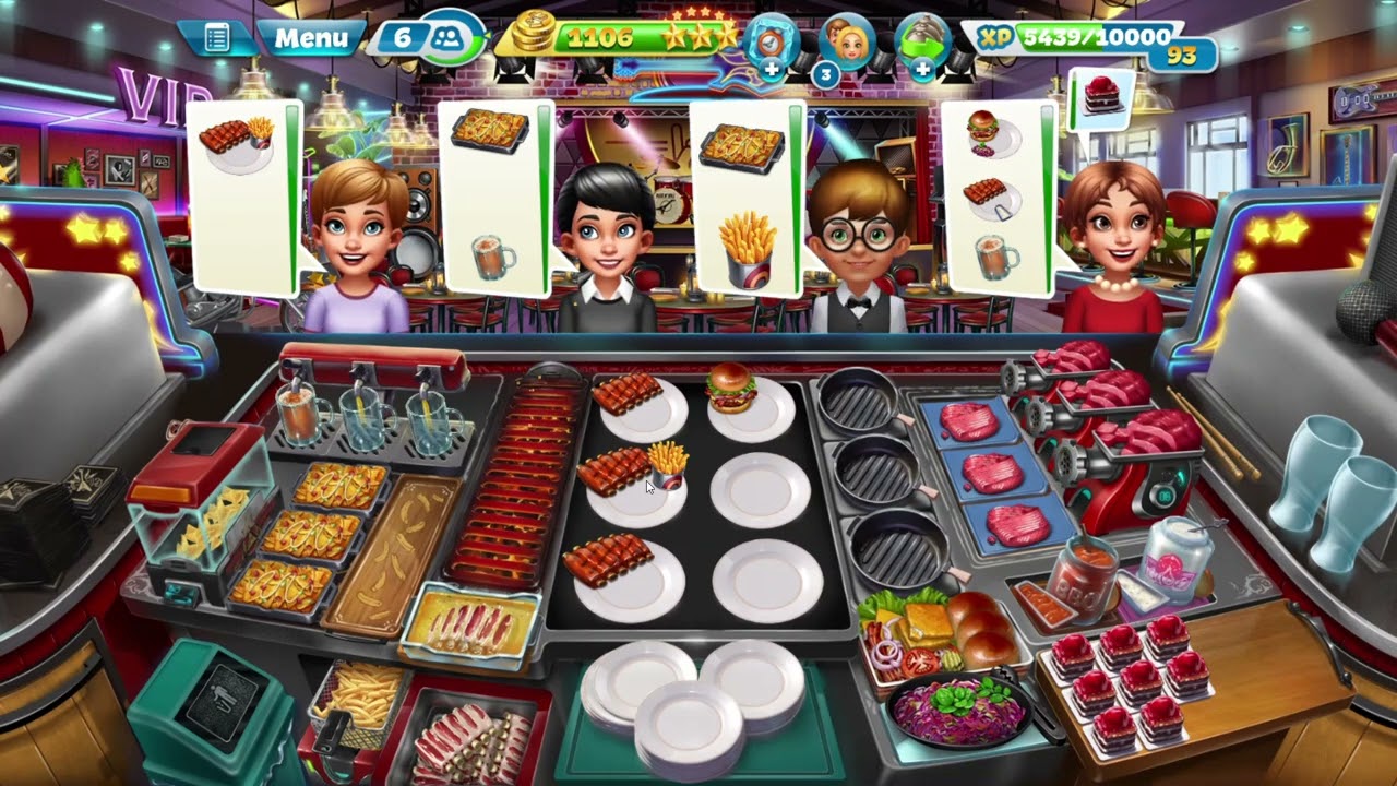 COOKING FEVER - ROCK AND ROLL BAR LEVEL 21