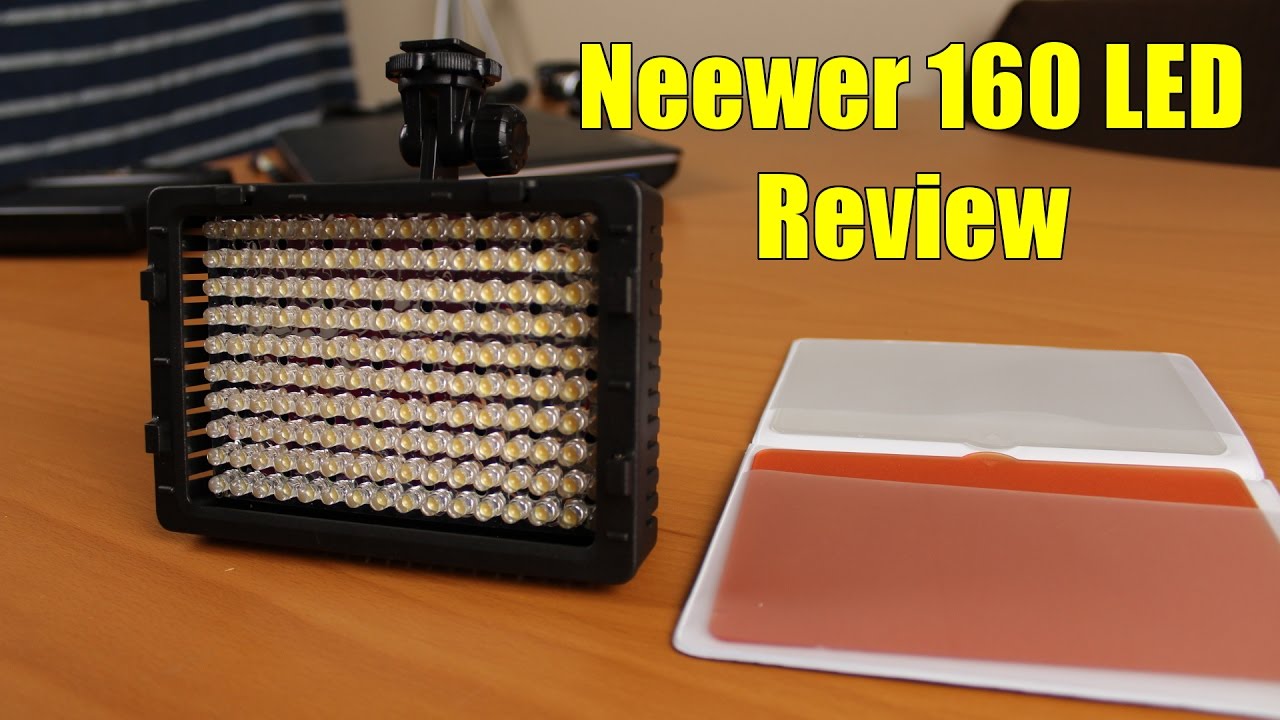 Neewer Cn-160 - Affordable LED Video lights