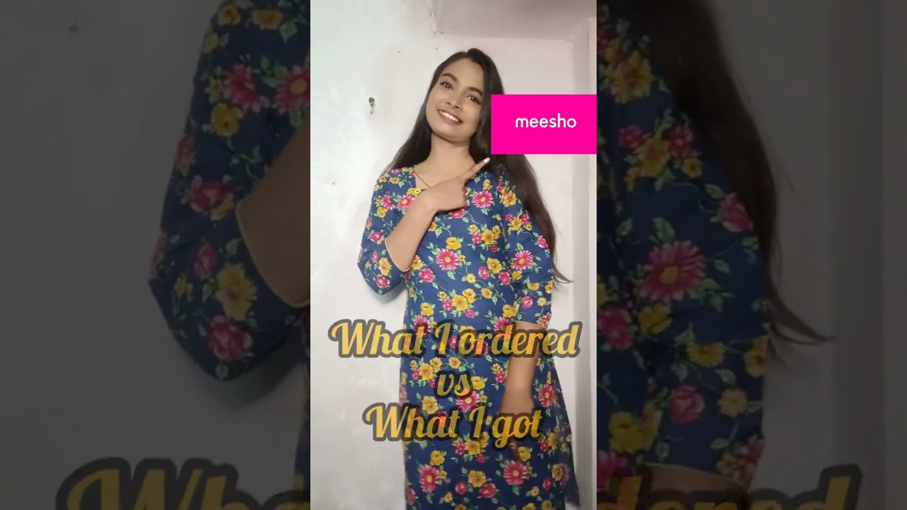 What I ordered vs What I got from Meesho #haul #meesho #meeshohaul