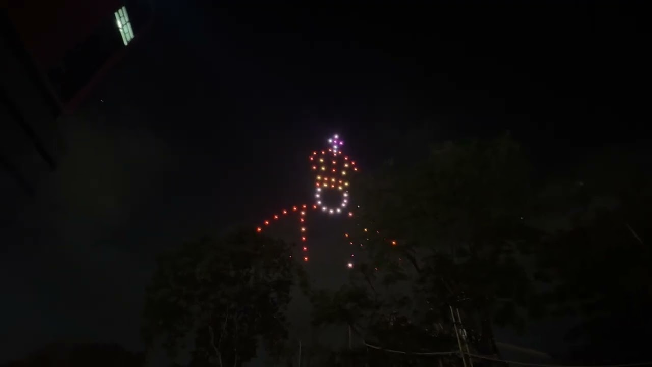 SM City Cebu Sinulog 2026 Drone Show by Pyroworks 