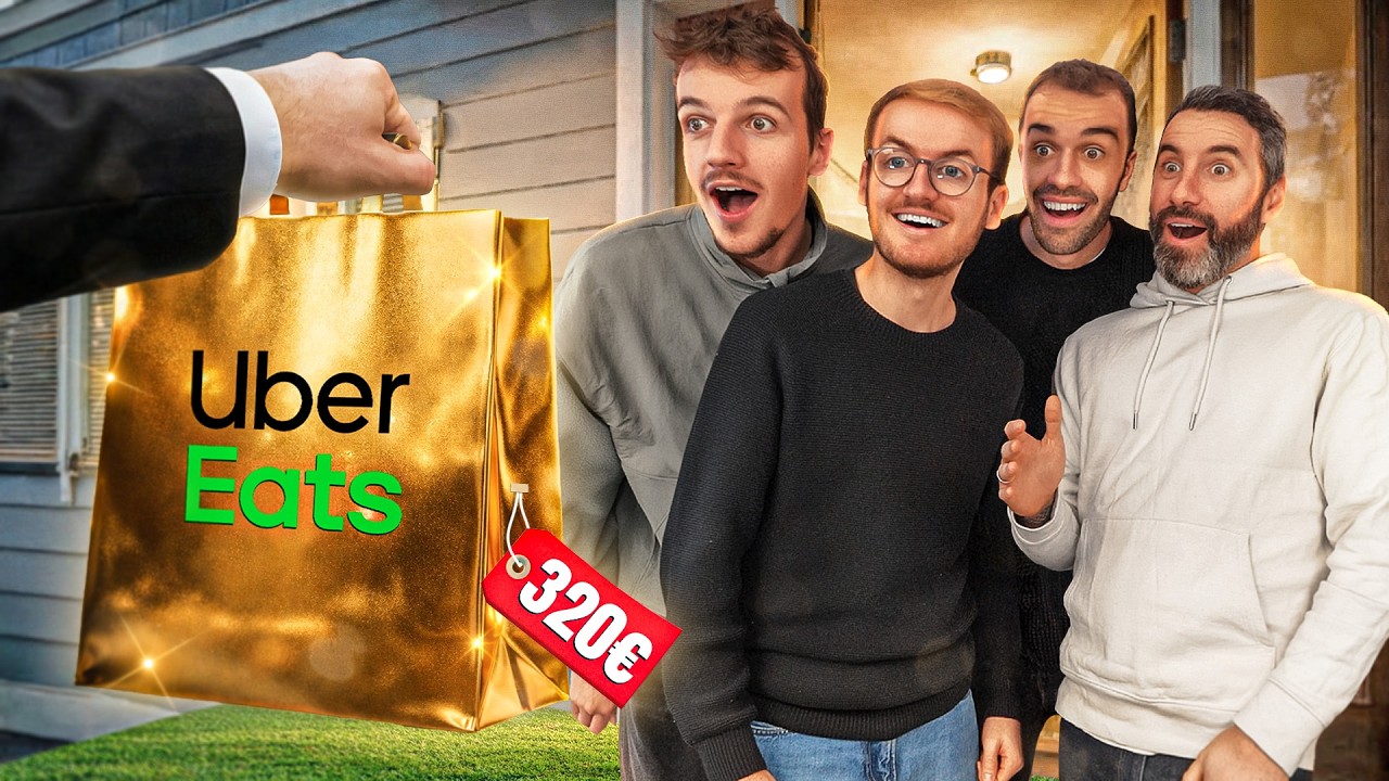 On Teste des Restaurants Gastronomiques sur Uber Eats (ft. Ton Pote Gillian, Babidax, Brieux)