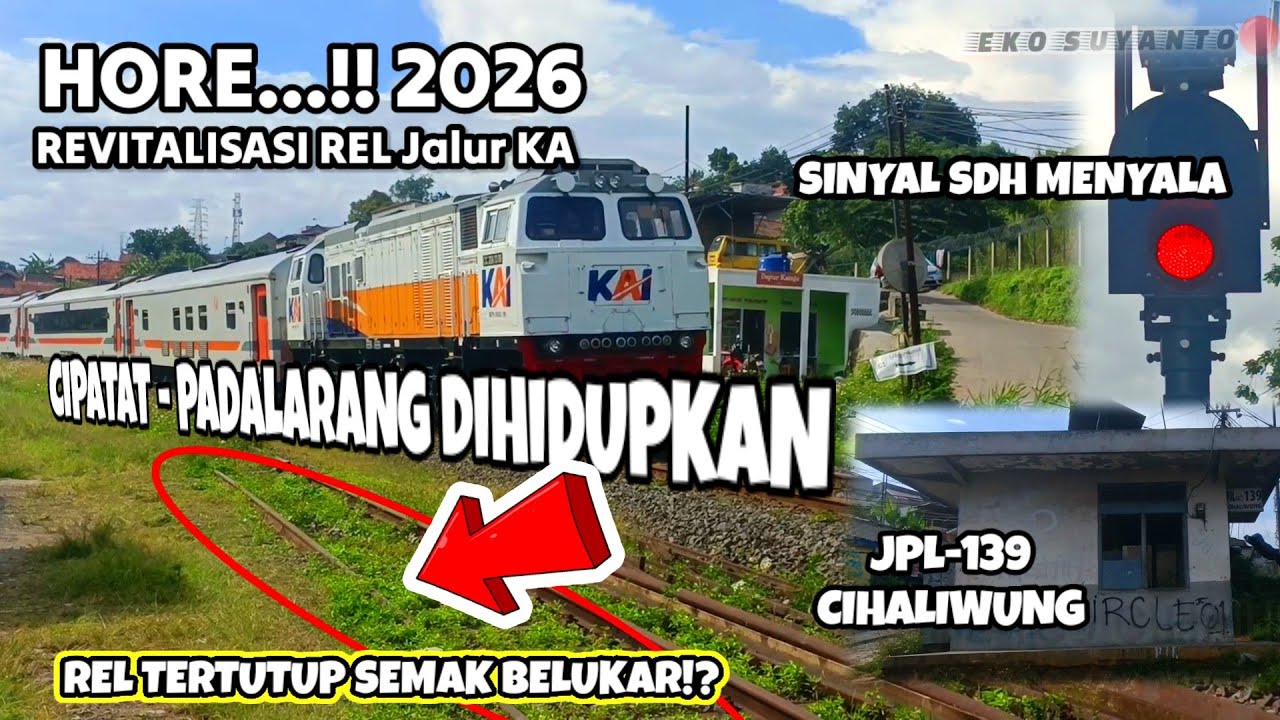 🔴KDM Berharap Revitalisasi Jalur KA Cipatat - Padalarang  ! Jalur Sasaksaat Segera di Kerjakan 2026