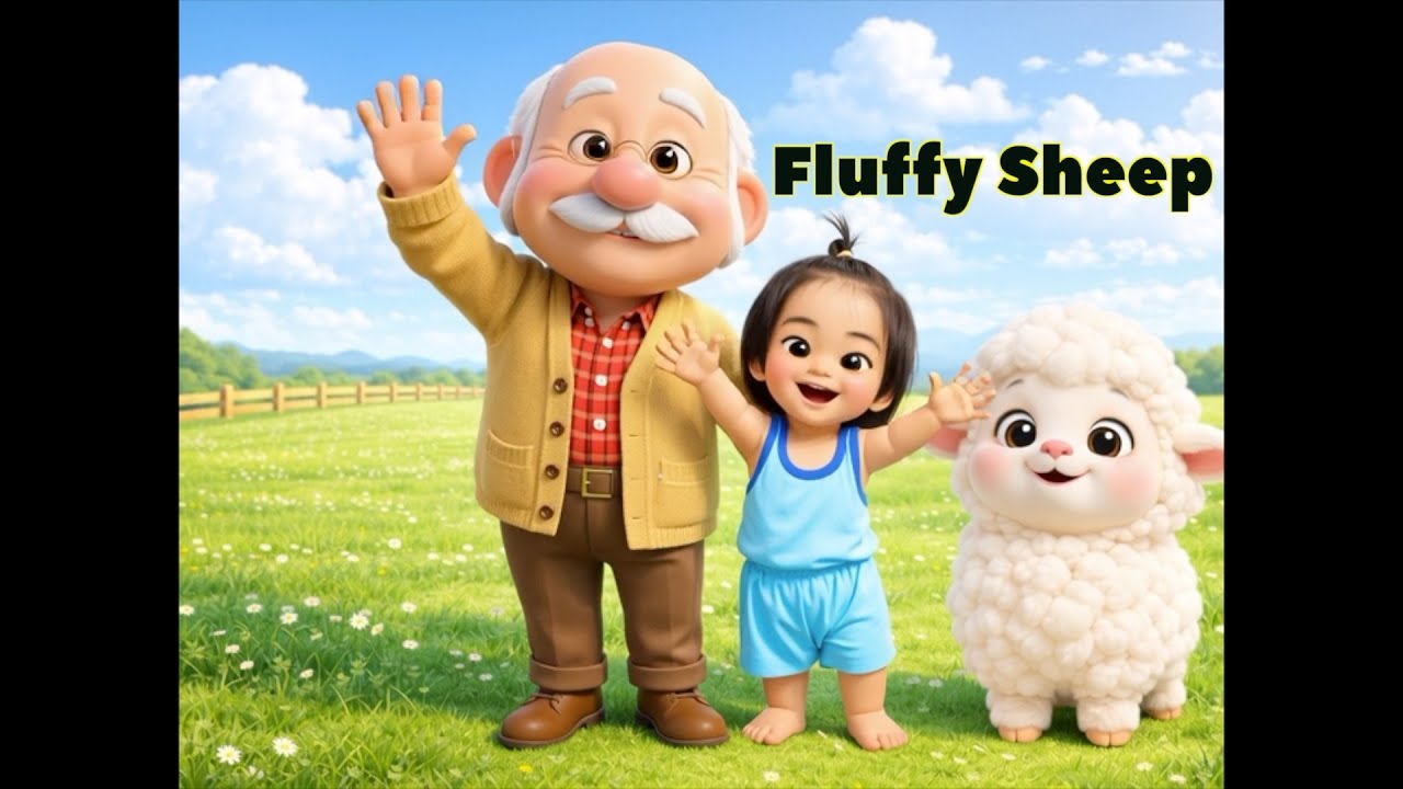Fluffy Fluffy Little Sheep 🐑 | Nursery Rhyme for Kids