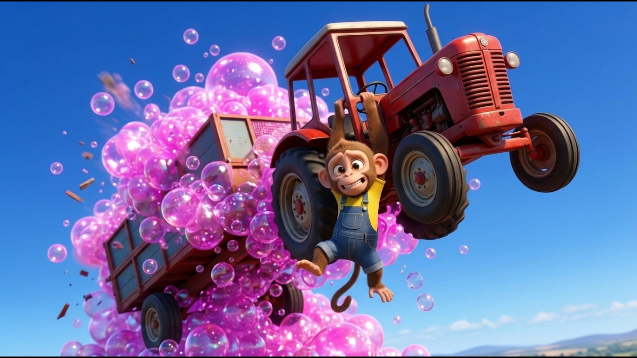 Обезьянка Ники спешит на помощь! 🐵 Приключения полицейской панды и пожарной машины | Мультфильмы ...