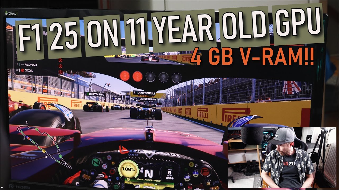 Can we play F1 25 on a GTX970 with 4GB VRAM?
