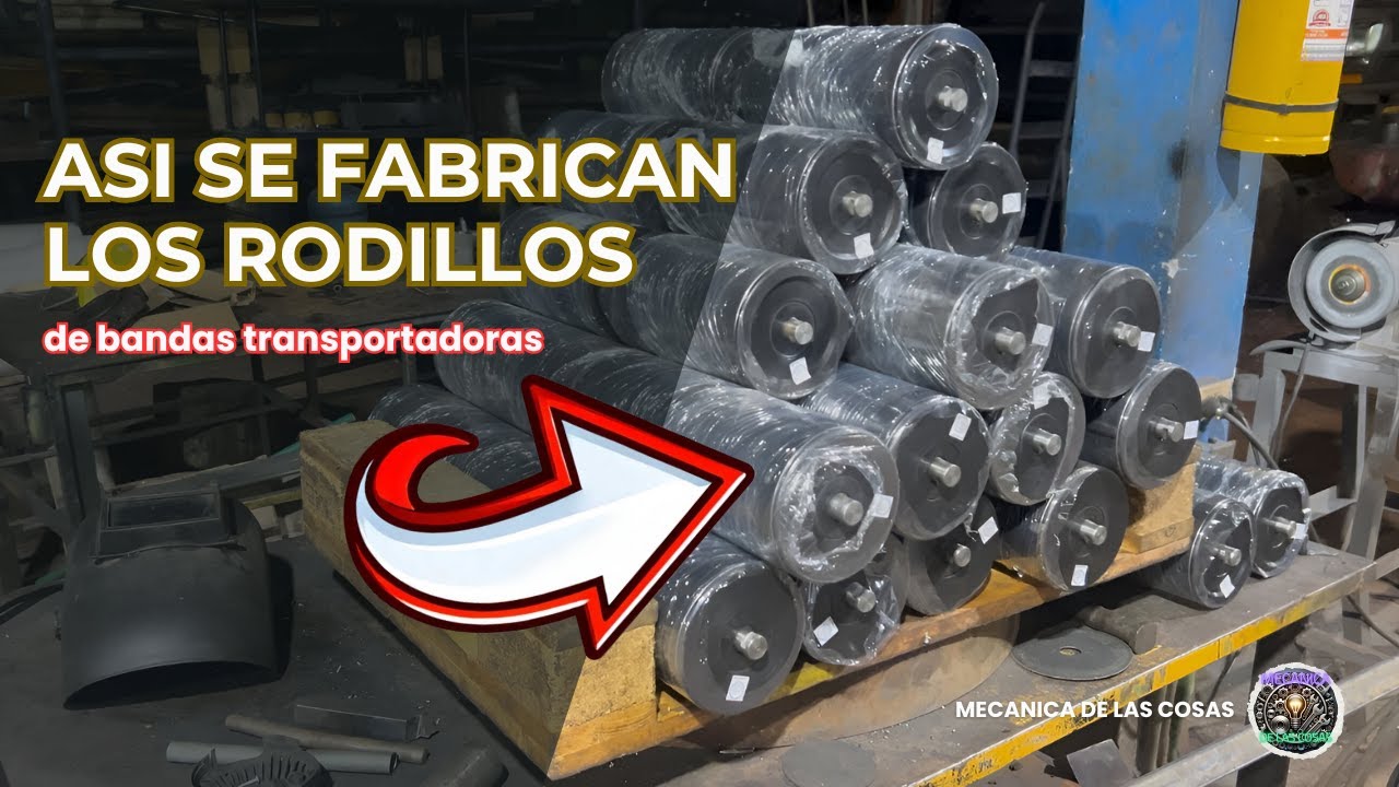 Desde Cero: Fabricación de Rodillos para Transportadores 🚀⚙️