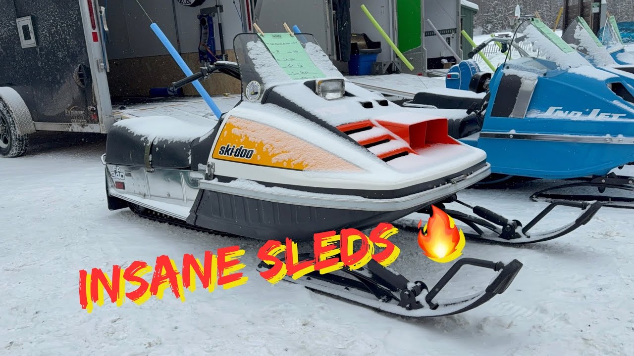 Вы не поверите, какие винтажные снегоходы будут на выставке Snodeo 2025! 🤯 | Олд-Фордж, штат Нью-...