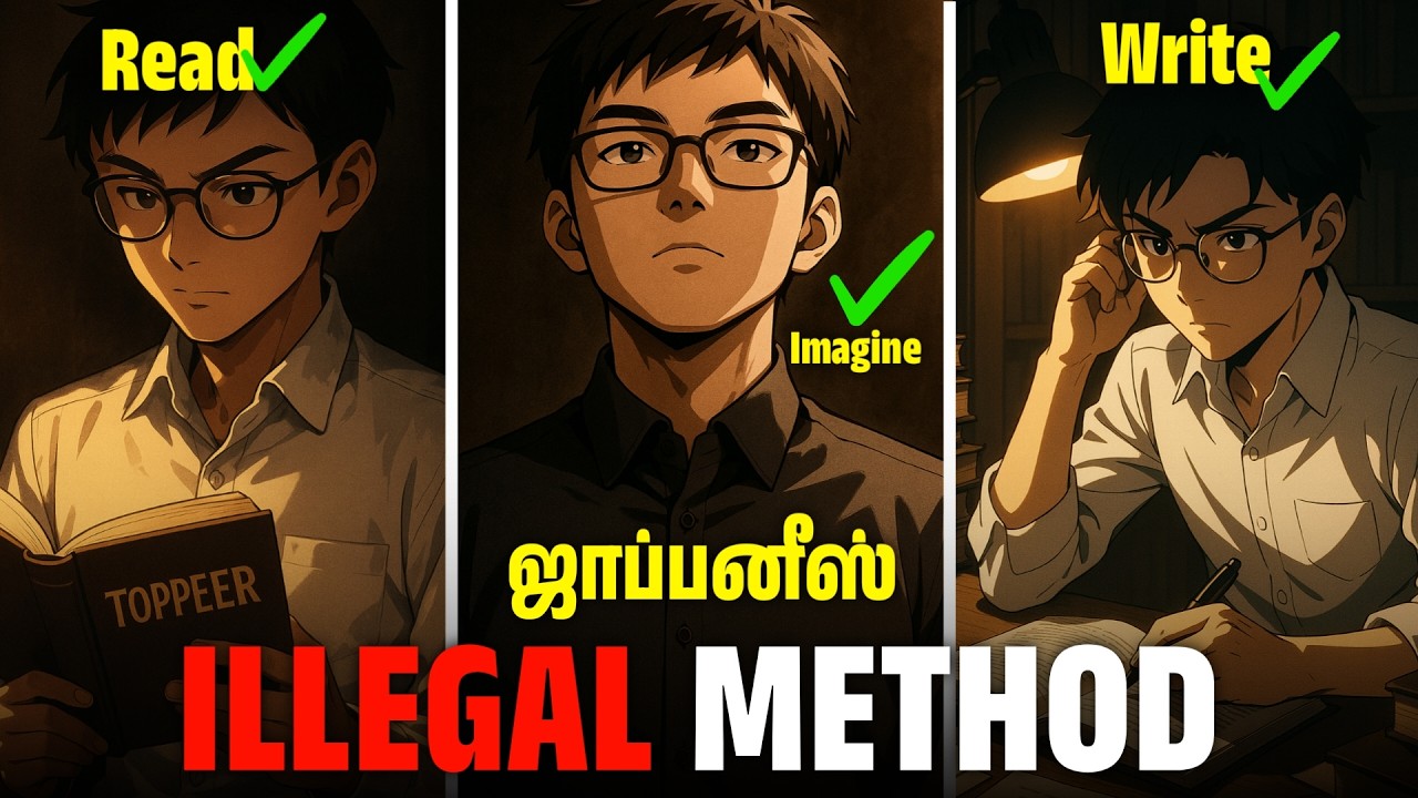 4 Japanese study techniques உங்களை Topper ஆக்கிடும் 📚| JAPANESE STUDY CHALLENGE 🔥